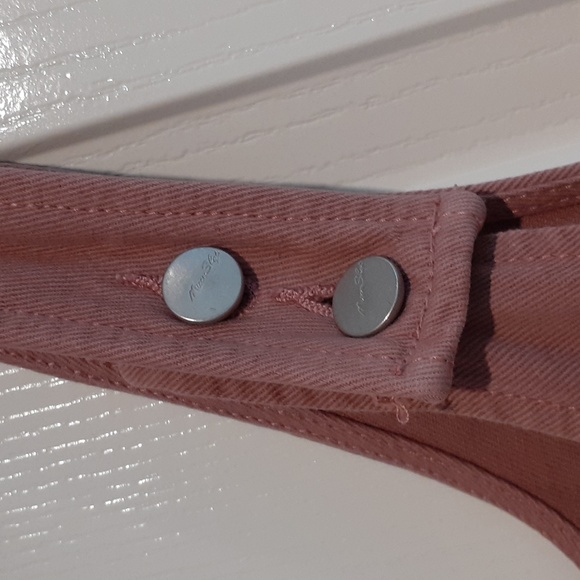 Dusty rose pink overall dress sz 12 Miss Shop - Picture 4 of 7